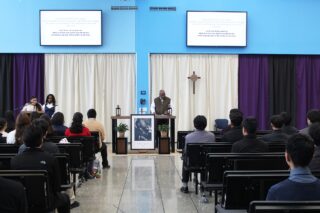 Thank you to everyone who joined us this morning for our MLK Prayer Service as we gathered in prayer, reflection, and community to honor the life and legacy of Dr. Martin Luther King Jr.

We are especially grateful to Rev. Tranell Duffy for his powerful message calling us to be proactive and to contribute to positive change in the world, to Pastor Pierre Edmonds, our Dean of Students, for presiding over the service, and to Khalid Jernigan for blessing us with his soulful saxophone music. 

This year marked ten years of Khalid sharing his gift with our community during MLK prayer services, and we are deeply thankful for his faithful presence and the spirit he brings to our worship each year.