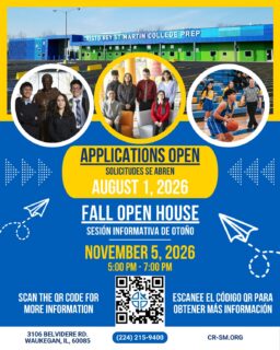 🎉 Applications open August 1! 🎉

Your future starts here 💙💛

Ready to learn more about Cristo Rey St. Martin College Prep? Join us for our Fall Open House on November 5 from 5:00–7:00 PM and see what makes CRSM a place where students thrive academically, professionally, and personally.

📱 Viewing this on a computer? Scan the QR code with your phone for all the details.
📲 Viewing on your phone? Head to our website to learn more and apply.

We can't wait to meet the next class of CRSM students!

#weareCRSM #AdmissionsOpen #CristoRey #CollegePrep