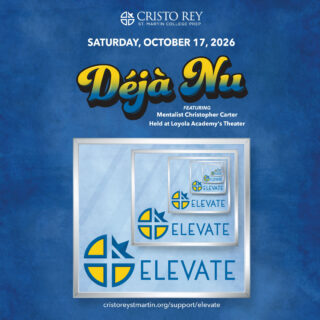 🎭✨ You’re invited to ELEVATE 2026: Déjà Nu! ✨🎭

You’ve seen him before, but you’ve never seen this before.

After an incredible performance at last year’s Elevate, mentalist Christopher Carter returns with a totally new show on Saturday, October 17, at Loyola Academy’s McGrath Family Performing Arts Center!

Join us for an unforgettable evening benefiting Cristo Rey St. Martin students and celebrating the people and opportunities that help elevate them academically, professionally and spiritually.

🎟️ Tickets are on sale now! Visit the link in our bio to join us.

A special thank you to our generous Elevate sponsors who are already helping make this evening possible. 💙💛

#weareCRSM #ELEVATE2026 #DejaNu #CristoRey #LakeCounty