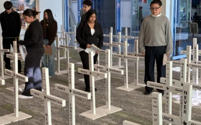 Chicago Tribune: “Display of crosses commemorates those dead due to ICE actions: ‘There is a lot of cruelty going on’”